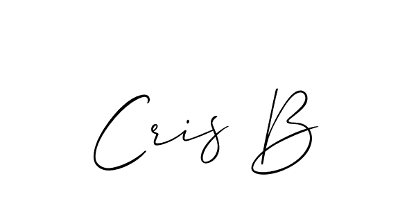 How to Draw Cris B signature style? Allison_Script is a latest design signature styles for name Cris B. Cris B signature style 2 images and pictures png