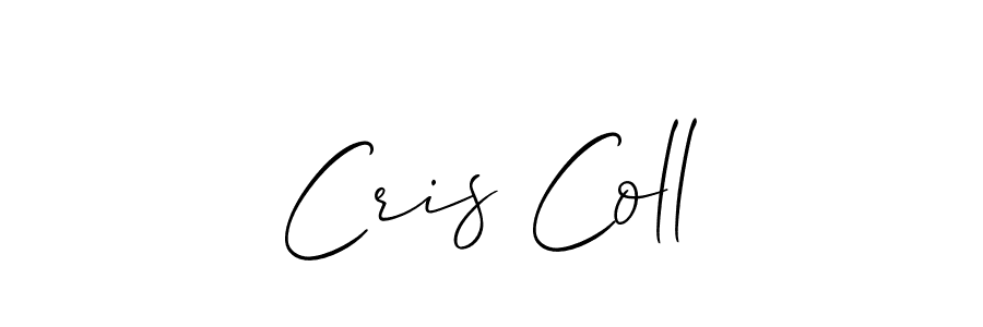Make a beautiful signature design for name Cris Coll. Use this online signature maker to create a handwritten signature for free. Cris Coll signature style 2 images and pictures png