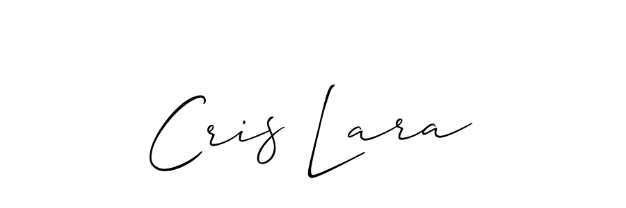 Best and Professional Signature Style for Cris Lara. Allison_Script Best Signature Style Collection. Cris Lara signature style 2 images and pictures png