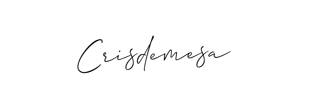 Once you've used our free online signature maker to create your best signature Allison_Script style, it's time to enjoy all of the benefits that Crisdemesa name signing documents. Crisdemesa signature style 2 images and pictures png