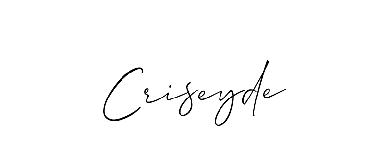 Once you've used our free online signature maker to create your best signature Allison_Script style, it's time to enjoy all of the benefits that Criseyde name signing documents. Criseyde signature style 2 images and pictures png