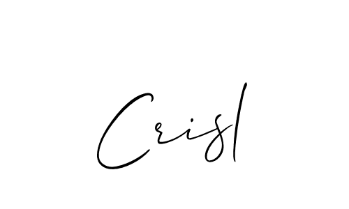 Best and Professional Signature Style for Crisl. Allison_Script Best Signature Style Collection. Crisl signature style 2 images and pictures png