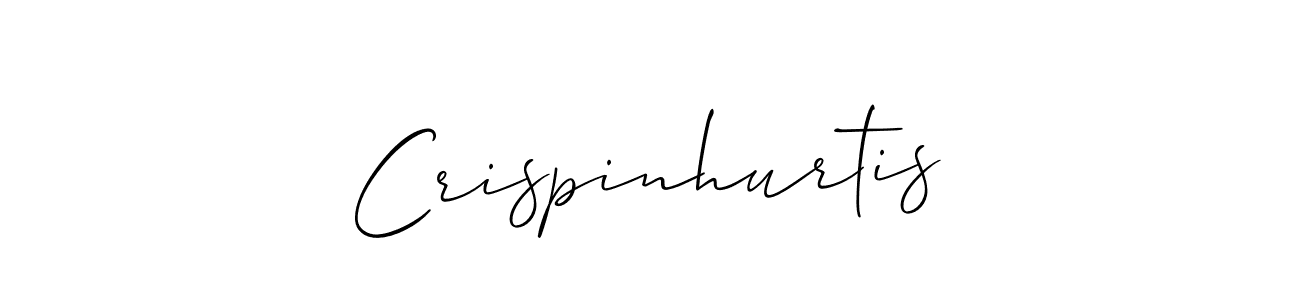 Make a beautiful signature design for name Crispinhurtis. Use this online signature maker to create a handwritten signature for free. Crispinhurtis signature style 2 images and pictures png