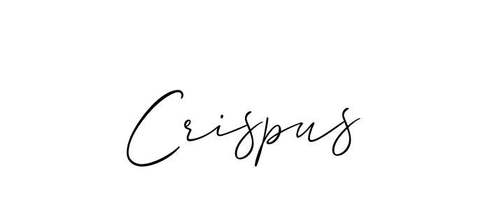 How to Draw Crispus signature style? Allison_Script is a latest design signature styles for name Crispus. Crispus signature style 2 images and pictures png