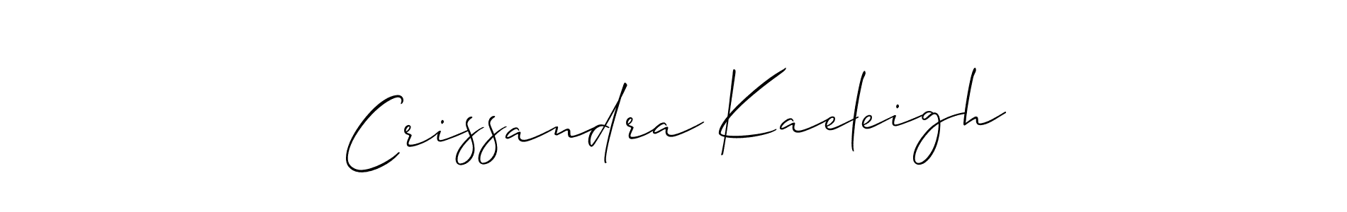 You should practise on your own different ways (Allison_Script) to write your name (Crissandra Kaeleigh) in signature. don't let someone else do it for you. Crissandra Kaeleigh signature style 2 images and pictures png