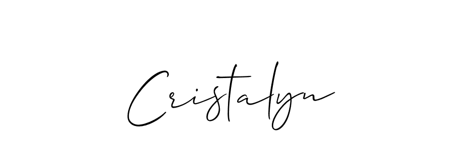 How to Draw Cristalyn signature style? Allison_Script is a latest design signature styles for name Cristalyn. Cristalyn signature style 2 images and pictures png