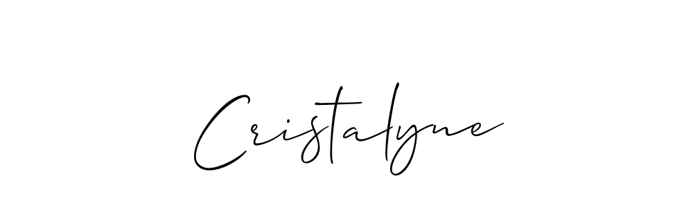 Best and Professional Signature Style for Cristalyne. Allison_Script Best Signature Style Collection. Cristalyne signature style 2 images and pictures png