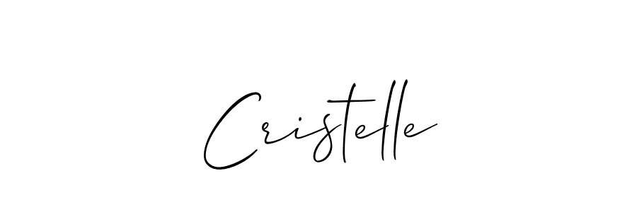 Best and Professional Signature Style for Cristelle. Allison_Script Best Signature Style Collection. Cristelle signature style 2 images and pictures png