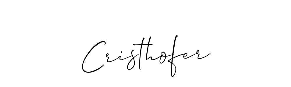 Best and Professional Signature Style for Cristhofer. Allison_Script Best Signature Style Collection. Cristhofer signature style 2 images and pictures png