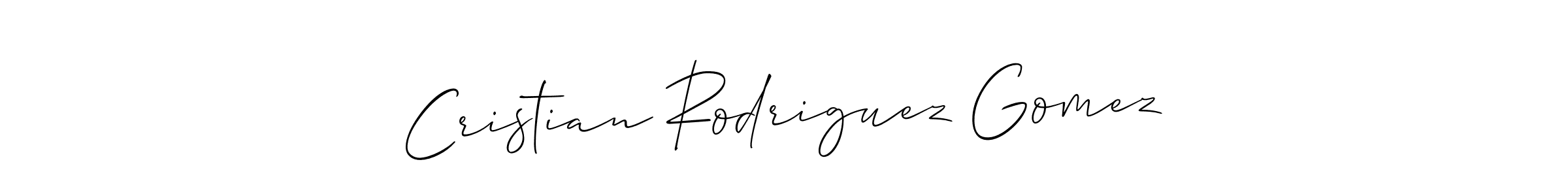 Best and Professional Signature Style for Cristian Rodriguez Gomez. Allison_Script Best Signature Style Collection. Cristian Rodriguez Gomez signature style 2 images and pictures png