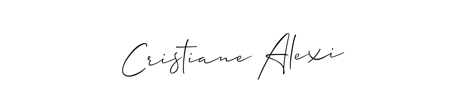 You can use this online signature creator to create a handwritten signature for the name Cristiane Alexi. This is the best online autograph maker. Cristiane Alexi signature style 2 images and pictures png