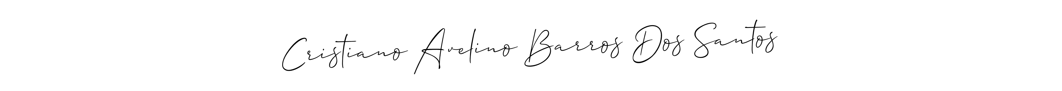 How to make Cristiano Avelino Barros Dos Santos signature? Allison_Script is a professional autograph style. Create handwritten signature for Cristiano Avelino Barros Dos Santos name. Cristiano Avelino Barros Dos Santos signature style 2 images and pictures png