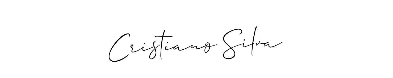 Here are the top 10 professional signature styles for the name Cristiano Silva. These are the best autograph styles you can use for your name. Cristiano Silva signature style 2 images and pictures png