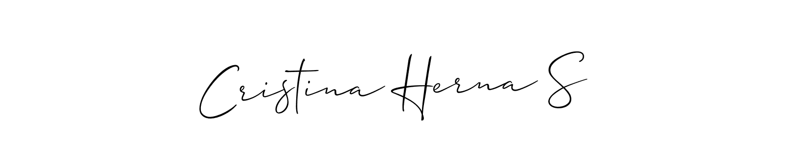 Here are the top 10 professional signature styles for the name Cristina Herna S. These are the best autograph styles you can use for your name. Cristina Herna S signature style 2 images and pictures png