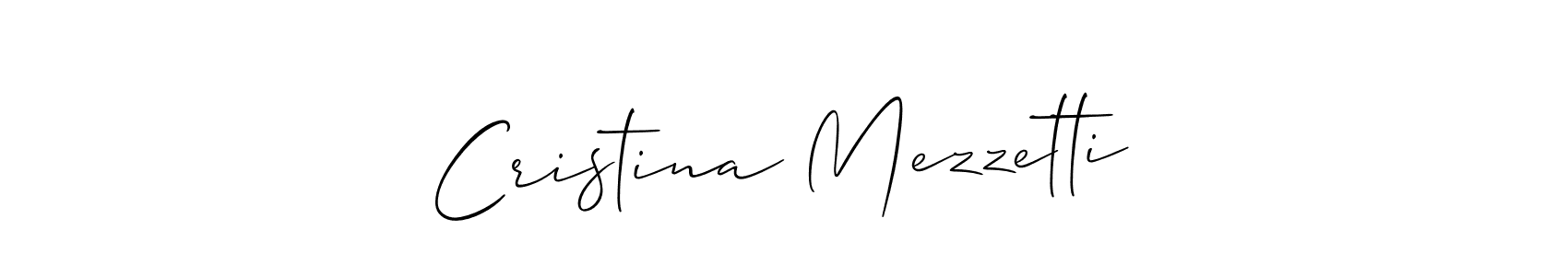 Allison_Script is a professional signature style that is perfect for those who want to add a touch of class to their signature. It is also a great choice for those who want to make their signature more unique. Get Cristina Mezzetti name to fancy signature for free. Cristina Mezzetti signature style 2 images and pictures png