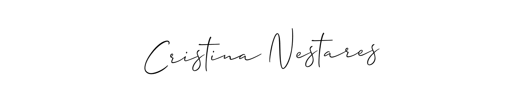 It looks lik you need a new signature style for name Cristina Nestares. Design unique handwritten (Allison_Script) signature with our free signature maker in just a few clicks. Cristina Nestares signature style 2 images and pictures png