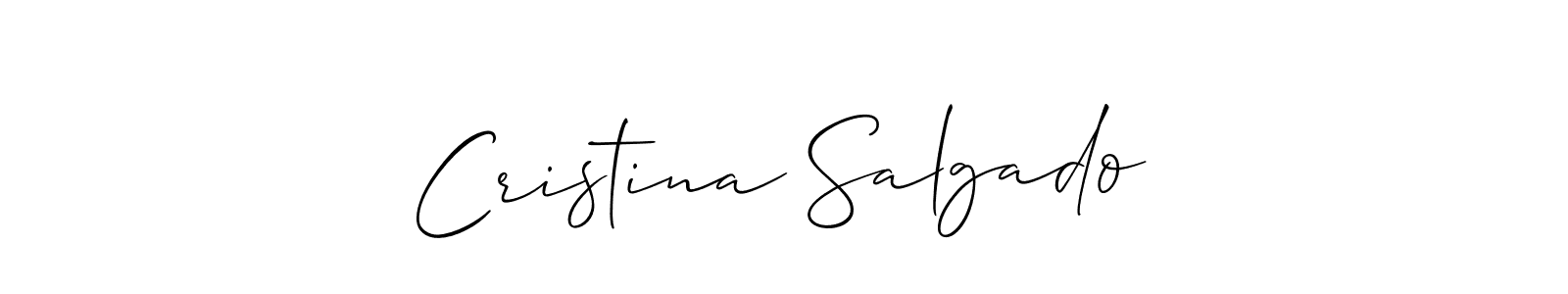 Check out images of Autograph of Cristina Salgado name. Actor Cristina Salgado Signature Style. Allison_Script is a professional sign style online. Cristina Salgado signature style 2 images and pictures png