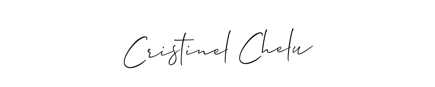 How to make Cristinel Chelu signature? Allison_Script is a professional autograph style. Create handwritten signature for Cristinel Chelu name. Cristinel Chelu signature style 2 images and pictures png