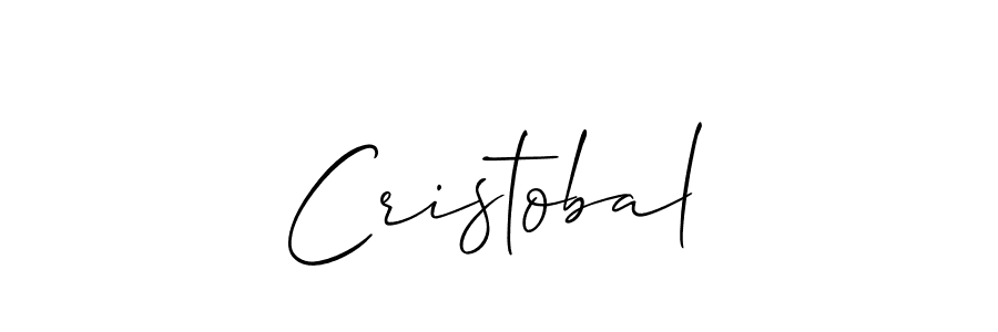 Use a signature maker to create a handwritten signature online. With this signature software, you can design (Allison_Script) your own signature for name Cristobal. Cristobal signature style 2 images and pictures png