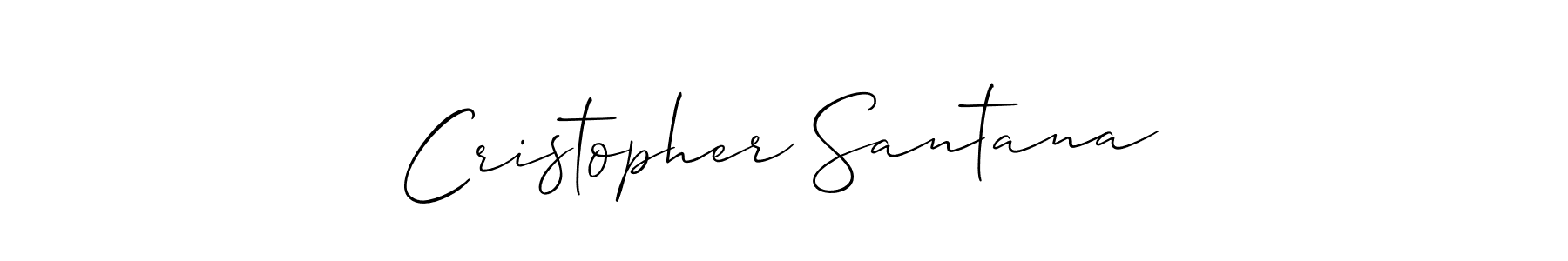 Similarly Allison_Script is the best handwritten signature design. Signature creator online .You can use it as an online autograph creator for name Cristopher Santana. Cristopher Santana signature style 2 images and pictures png