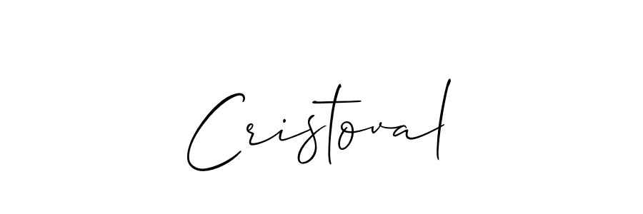 Also You can easily find your signature by using the search form. We will create Cristoval name handwritten signature images for you free of cost using Allison_Script sign style. Cristoval signature style 2 images and pictures png