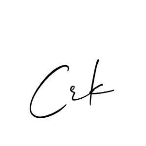 Best and Professional Signature Style for Crk. Allison_Script Best Signature Style Collection. Crk signature style 2 images and pictures png