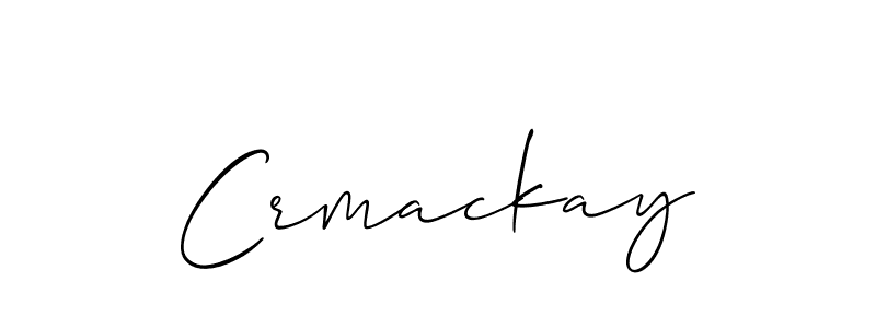 Make a short Crmackay signature style. Manage your documents anywhere anytime using Allison_Script. Create and add eSignatures, submit forms, share and send files easily. Crmackay signature style 2 images and pictures png