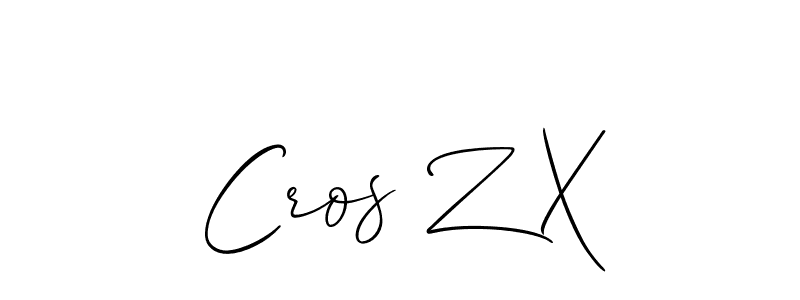 This is the best signature style for the Cros Z X name. Also you like these signature font (Allison_Script). Mix name signature. Cros Z X signature style 2 images and pictures png