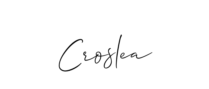 Check out images of Autograph of Croslea name. Actor Croslea Signature Style. Allison_Script is a professional sign style online. Croslea signature style 2 images and pictures png