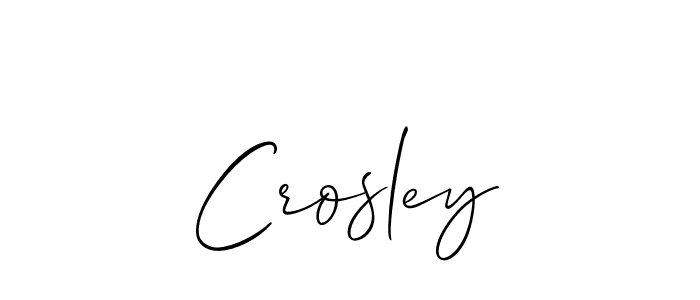 Once you've used our free online signature maker to create your best signature Allison_Script style, it's time to enjoy all of the benefits that Crosley name signing documents. Crosley signature style 2 images and pictures png