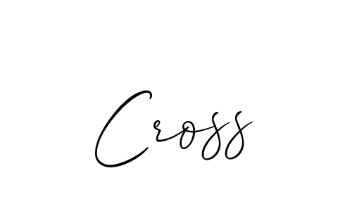 Make a beautiful signature design for name Cross. With this signature (Allison_Script) style, you can create a handwritten signature for free. Cross signature style 2 images and pictures png