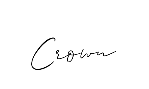 Crown stylish signature style. Best Handwritten Sign (Allison_Script) for my name. Handwritten Signature Collection Ideas for my name Crown. Crown signature style 2 images and pictures png