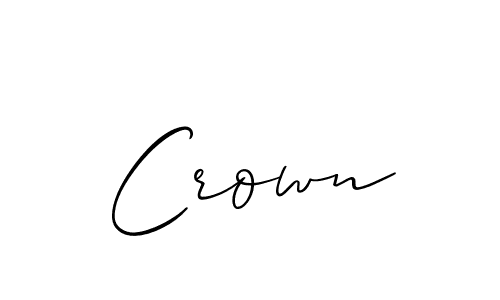 Crown stylish signature style. Best Handwritten Sign (Allison_Script) for my name. Handwritten Signature Collection Ideas for my name Crown. Crown signature style 2 images and pictures png