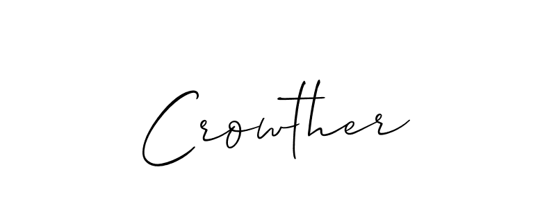 Once you've used our free online signature maker to create your best signature Allison_Script style, it's time to enjoy all of the benefits that Crowther name signing documents. Crowther signature style 2 images and pictures png