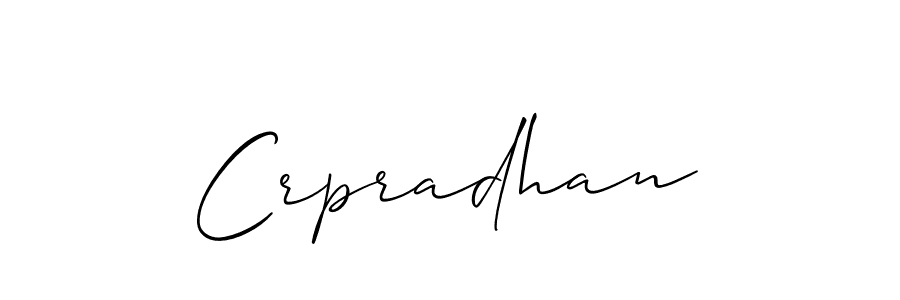 Best and Professional Signature Style for Crpradhan. Allison_Script Best Signature Style Collection. Crpradhan signature style 2 images and pictures png