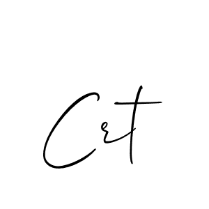 Make a beautiful signature design for name Crt. Use this online signature maker to create a handwritten signature for free. Crt signature style 2 images and pictures png