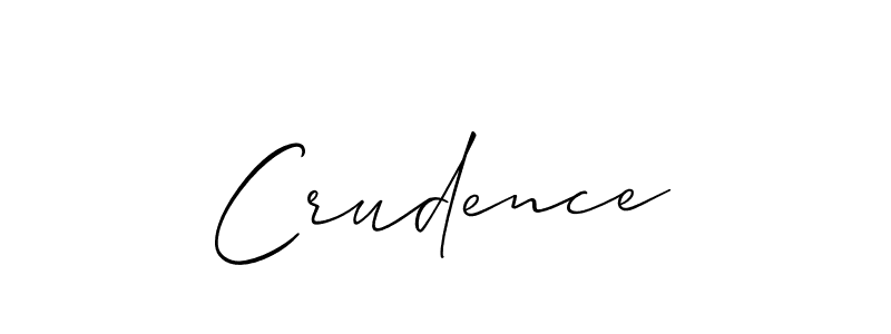 You should practise on your own different ways (Allison_Script) to write your name (Crudence) in signature. don't let someone else do it for you. Crudence signature style 2 images and pictures png