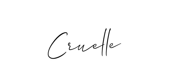 Make a beautiful signature design for name Cruelle. Use this online signature maker to create a handwritten signature for free. Cruelle signature style 2 images and pictures png