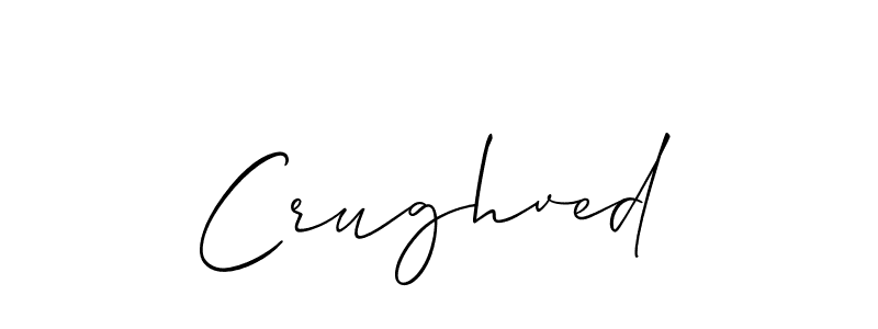 Best and Professional Signature Style for Crughved. Allison_Script Best Signature Style Collection. Crughved signature style 2 images and pictures png