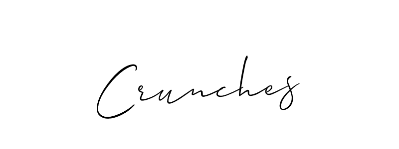 See photos of Crunches official signature by Spectra . Check more albums & portfolios. Read reviews & check more about Allison_Script font. Crunches signature style 2 images and pictures png