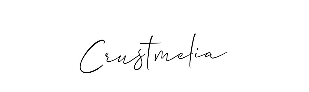 Make a beautiful signature design for name Crustmelia. Use this online signature maker to create a handwritten signature for free. Crustmelia signature style 2 images and pictures png