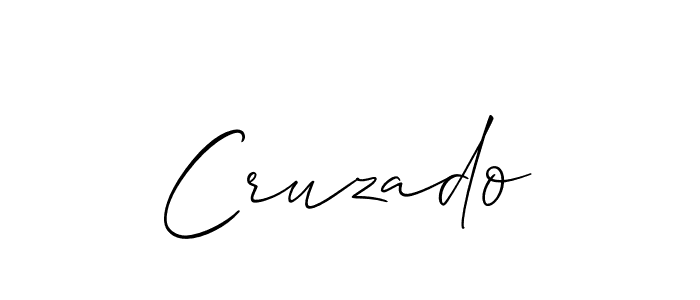 Cruzado stylish signature style. Best Handwritten Sign (Allison_Script) for my name. Handwritten Signature Collection Ideas for my name Cruzado. Cruzado signature style 2 images and pictures png
