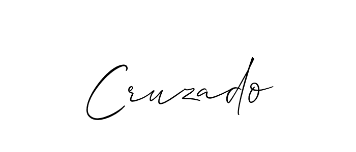 Cruzado stylish signature style. Best Handwritten Sign (Allison_Script) for my name. Handwritten Signature Collection Ideas for my name Cruzado. Cruzado signature style 2 images and pictures png