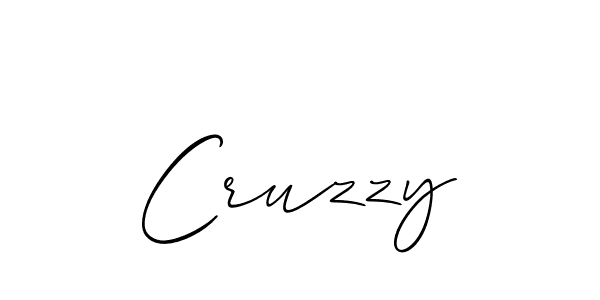 Use a signature maker to create a handwritten signature online. With this signature software, you can design (Allison_Script) your own signature for name Cruzzy. Cruzzy signature style 2 images and pictures png