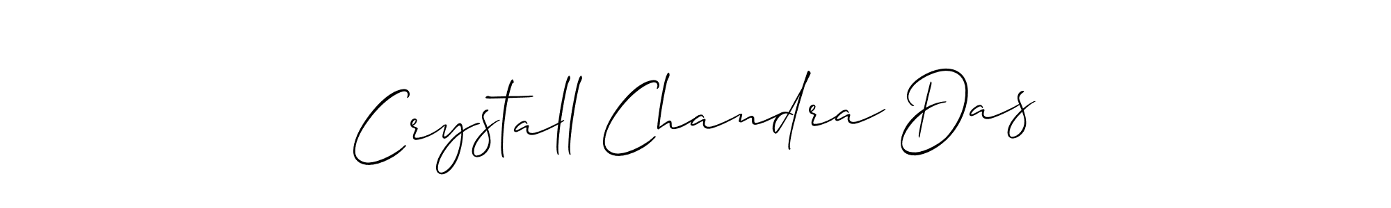 Make a short Crystall Chandra Das signature style. Manage your documents anywhere anytime using Allison_Script. Create and add eSignatures, submit forms, share and send files easily. Crystall Chandra Das signature style 2 images and pictures png