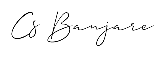 A sleek calligraphic signature for name Cs Banjare utilizing Allison_Script styling. Great for adding personal signatures to photos and art. Cs Banjare signature style 2 images and pictures png