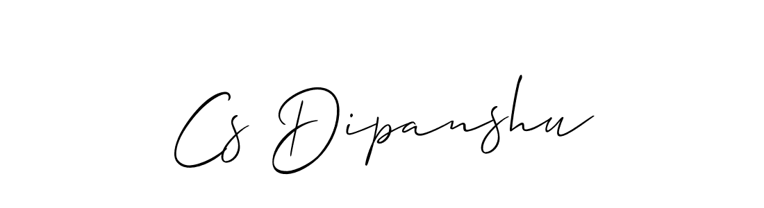 if you are searching for the best signature style for your name Cs Dipanshu. so please give up your signature search. here we have designed multiple signature styles  using Allison_Script. Cs Dipanshu signature style 2 images and pictures png