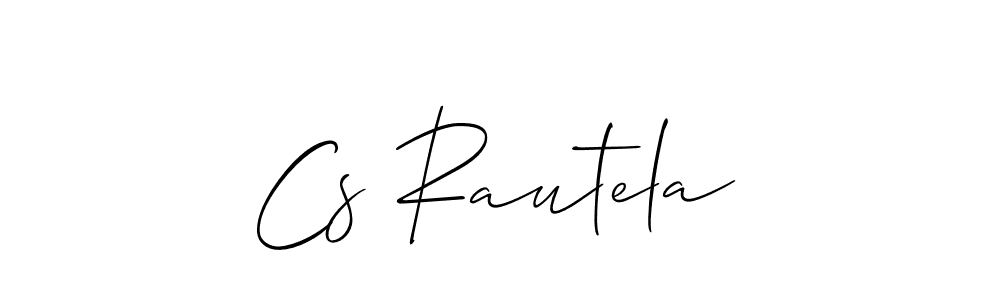 if you are searching for the best signature style for your name Cs Rautela. so please give up your signature search. here we have designed multiple signature styles  using Allison_Script. Cs Rautela signature style 2 images and pictures png