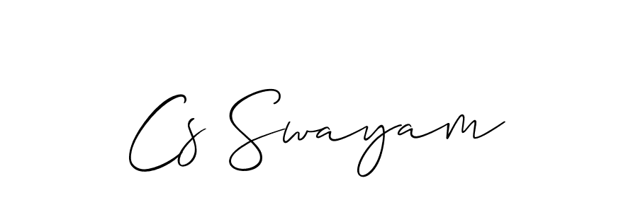See photos of Cs Swayam official signature by Spectra . Check more albums & portfolios. Read reviews & check more about Allison_Script font. Cs Swayam signature style 2 images and pictures png
