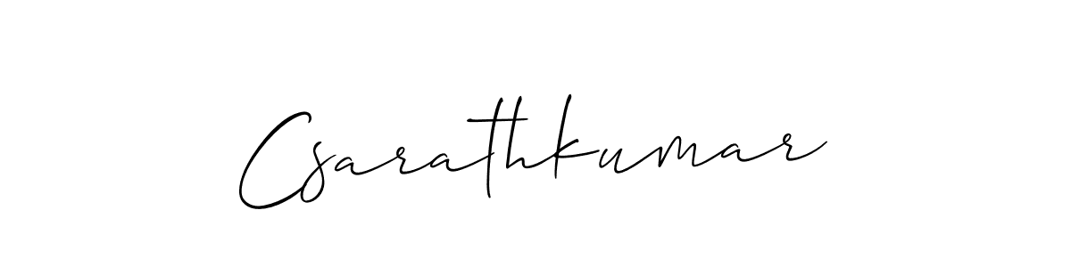 Also You can easily find your signature by using the search form. We will create Csarathkumar name handwritten signature images for you free of cost using Allison_Script sign style. Csarathkumar signature style 2 images and pictures png